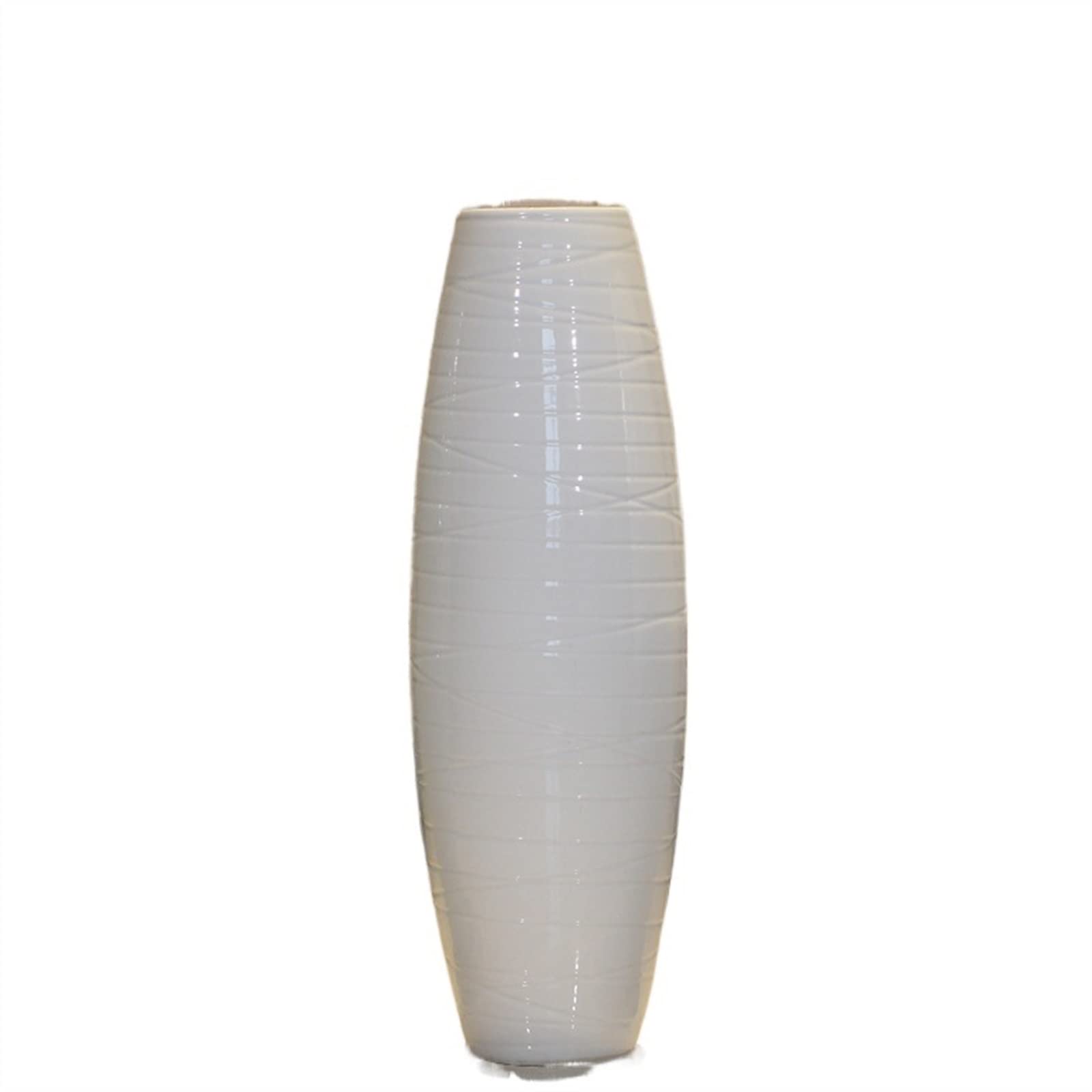 Bzgpmfud 002 Vase Desktop Flower Pure Color Ceramic Simple Large Floor Living Room Bedroom Corridor Tall Dried Arrangement Ornament Decorations(002)