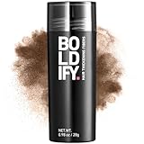 BOLDIFY Hair Fibers for Thinning Hair - 100% Undetectable Natural Formula - Completely Conceals Hair Loss in 15 Seconds - 25 Grams (Light Brown)