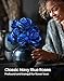 iATOM Blue Rose Bouquet Building Set, 12Pcs Flowers Botanical Collection for Adults, Valentine's Day Gift for Her/Mom/Girlfriend/Wife/Couple, Retro Romantic Home Office Table Centerpiece Decor