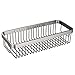 HOMEIDEAS Shower Caddy Corner Stainless Steel Shower Basket Bathroom Shower Shelf Toiletries Organizer Rustproof,Wall Mount,Brushed Finish