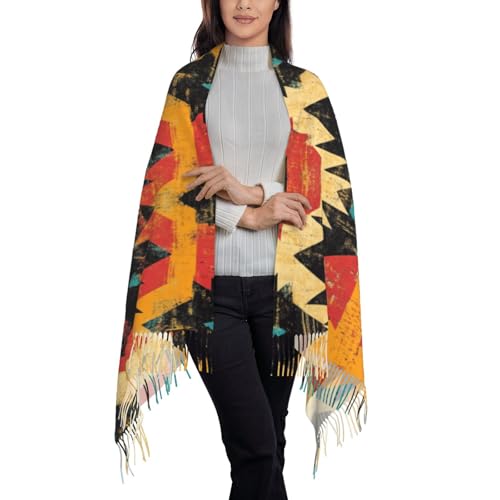 Irregular mysterious patterns Scarf shawl, tassel scarf, tassel shawl, tassel scarf2