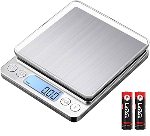 Upgraded Large Range Small Kitchen Scale 1Kg/0.01G, Usb Charging Mini Food Electronic Scale, High Accuracy Cooking Scale, Pocket Scale With Lcd Display #TOP2