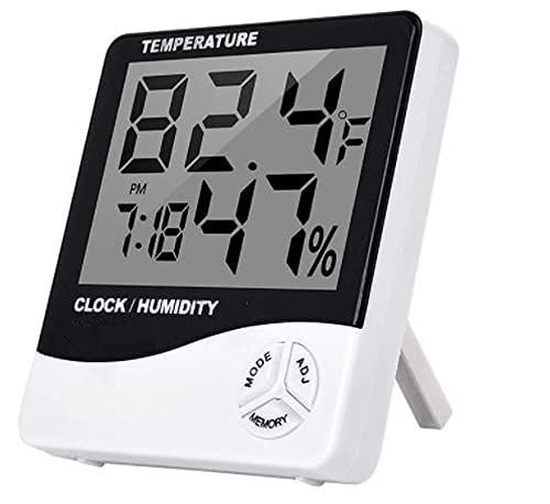 IONIX HTC-1 Humidity meter | room temperature meter digital | room temperature meter for home | Thermometer for Room Temperature, humidity meter, 1 Piece Silver (B09X5VNSBB) Amazon Price History, Amazon Price Tracker