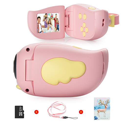 Themoemoe Kids Digital Camera for Girls Boys, Rechargeable HD Video Photo Camera