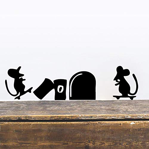 Staircase Decal Stair Mural Decals Diy Tile Decal Waterproof Home Decoration Family Stair Decal Wall Decoration Sticker Creative Building Stairs Sticker Decal (Cartoon Mouse) #TOP5
