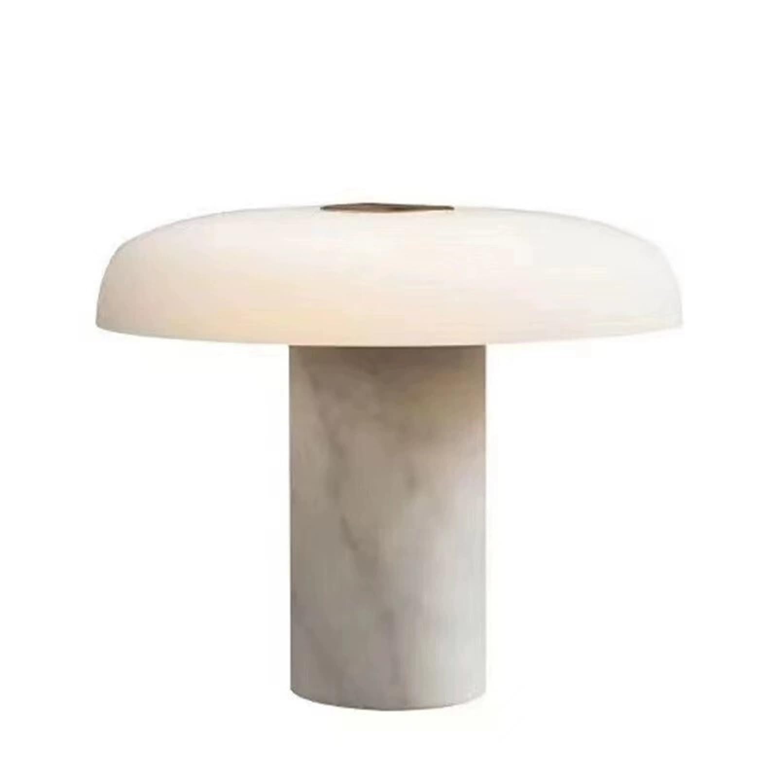 Kx9Lb8d Nightstand Lamps Simple Marble Glass Table Lamp Room Living Bedroom Bedside(White)