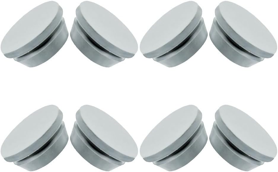 Healifty 10Pcs External Air Conditioner Drain Plug 0.94 Inch Rubber Tubing Caps for Ac Unit Water Drain Hole Stoppers Easy Installation Leak Prevention