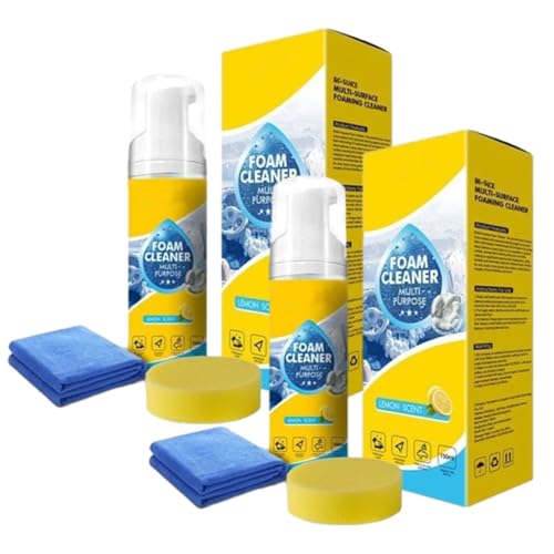 Powerful Multi-Purpose Car Interior Foam Cleaner ? Professional, quick spray and wipe, no water required, suitable for car inter