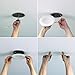 HALO LT56 Integrated LED Recessed Ceiling Light Retrofit Trim, 2700K, White, 5 in. and 6 in.