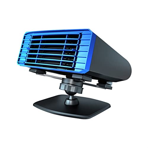 PHAKECDCYT 1 2V 120W Defroster del calentador de autos de invierno for la mayoría de los 12V Carro de automóvil de dirección ajustable de la dirección del automóvil ventilador de enfriamiento de la cá