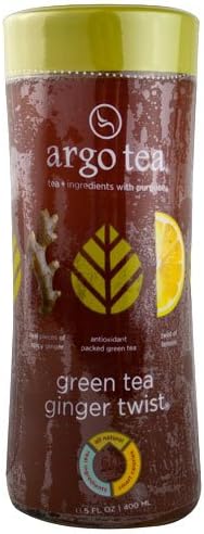Argo Tea Bottled Green Tea Ginger Twist -- 13.5 fl oz - 2 pc