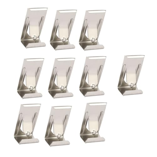 Image of Tofficu 50pcs Metal Picture Frame Hanging Clips Spring Turn Hook Accessories for Easy Installation of Frames Artwork and Paintings