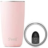 S'well tainless Steel Tumbler-18 Fl Oz-Pink Topaz-Triple-Layered Vacuum Insulated Containers Keeps...
