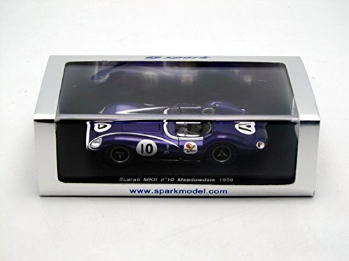 Amazon | スパーク 1/43 Scarab MKII No10 Meadowdale 1959 完成品