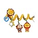 Singring Baby Pram Crib Cute Lion Design Activity Spiral Plush Toys Stroller and Travel Activity Toy by Singring