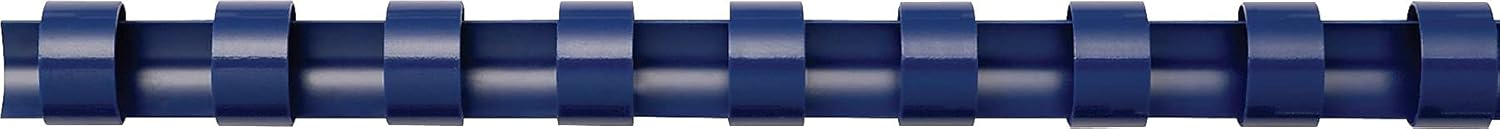 Fellowes 52392, Plastic Combs - Round Back, 3/4", 100 pack, Navy