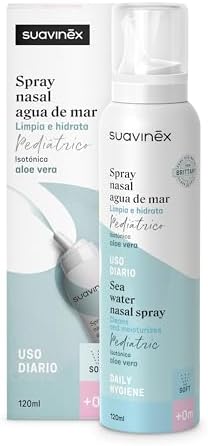 Suavinex, Spray Nasal para Bebés con Agua de Mar, Spray Pediátric...