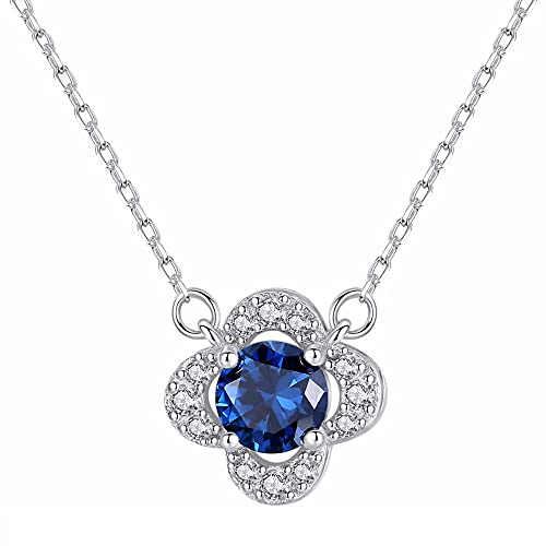 Pendentif flocon de neige en topaze bleue véritable et sa chaîne élégante