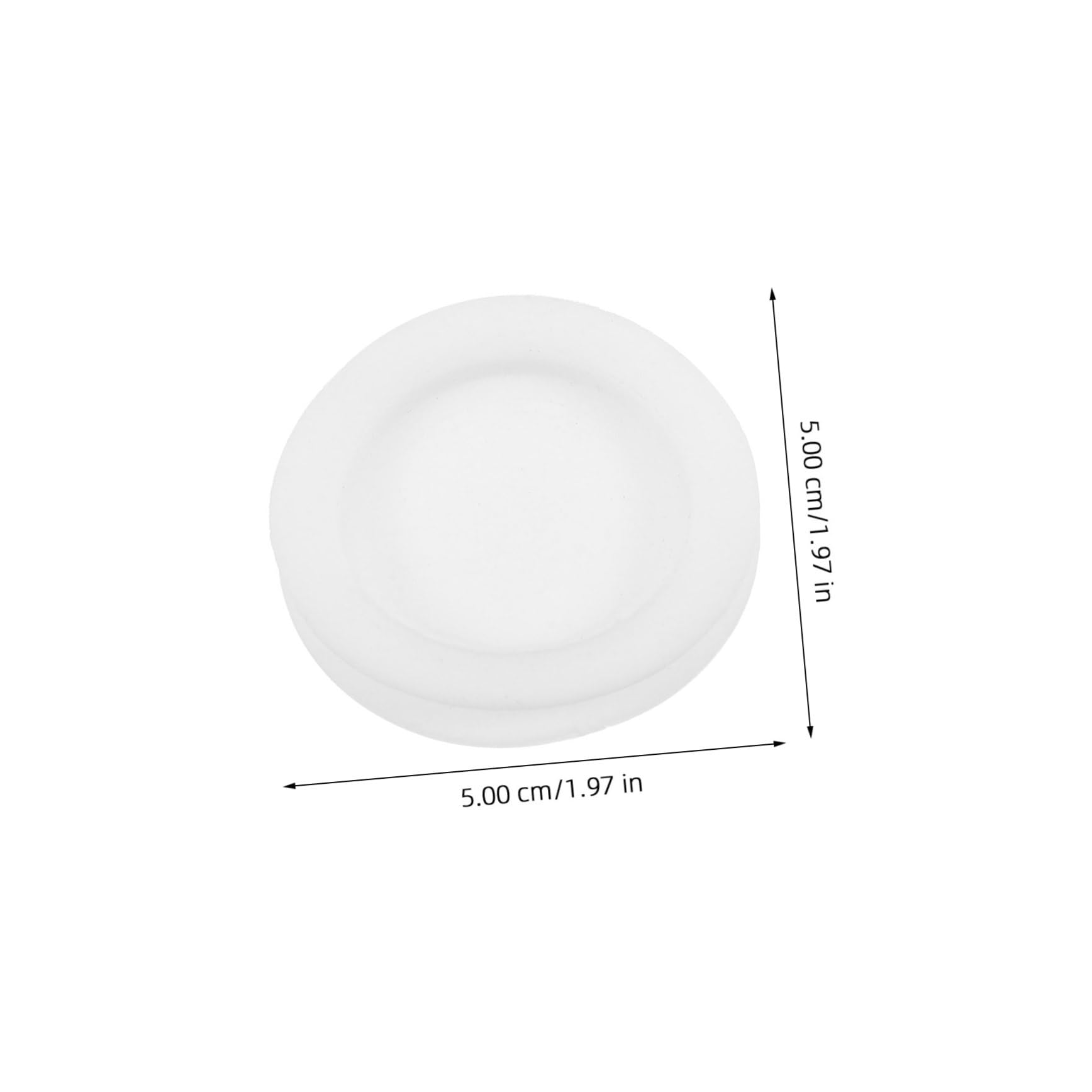 Gadpiparty Classic Round PVC Stoppers 5 Pack Bank Plugs for Piggy Bank Bottom Easy Access