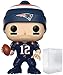 POP Football: Patriots - Tom Brady (Color Rush) Funko Vinyl Figure (Bundled with Compatible Box Protector Case)