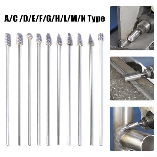 Fresa rotativa para metal con mango de 3 mm miniatura 5