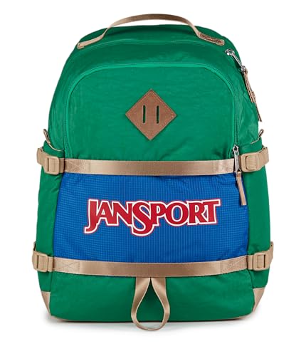 JanSport Small Seattle Pack – Compact Backpack with Main Compartment, Dual Water Bottle Pockets, and Padded Sleeve for 15-Inch Laptop, Jelly Kelly - image 1