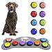 Acools Dog Buttons for Communication, 8 Dog Talking Button Set, 30s Recordable Voice Pet Buzzer Training Buttons, Speaking Button for Dogs with Anti-Slip Dog Buttons Talk Mat and 24 Scene Stickers
