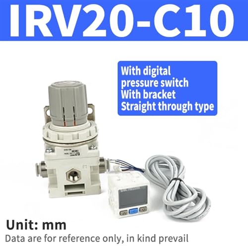 Régulateur de pression IRV20-C06 de haute précision avec manomètre