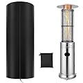 LPG Patio Heaters Cover, Cylinder Tower Patio Heater Covers, Heavy-duty and Weather-resistant Oxford Fabric, Waterproof, Dust-proof, Snow-proof, Windproof, with Zipper and Storage Bag