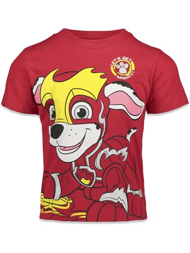 Paw Patrol Chase Marshall Rubble 3 Pack Pullover T-Shirts Toddler to Big Kid4