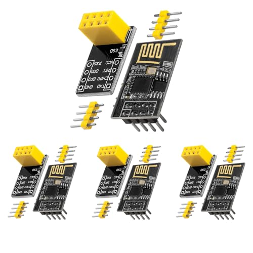 4pcs ESP8266-01S WLAN WiFi Modul mit Breadboardadapter kompatibel mit Arduino 4pcs ESP8266-01S WLAN WiFi Modul mit Breadboardadapter kompatibel mit Arduino