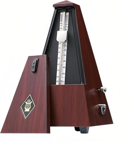 Slystar メトロノーム 振り子式 ピアノ試験用の機械式メトロノーム ギター 古筝 初心者向け コンパクト 大音量 メカニカルメトロノーム バイオリン 二胡 ユニバーサルビートリズム ベテラン向き ピアノドラなど楽器練習に対応 (MOP+メタル,H)