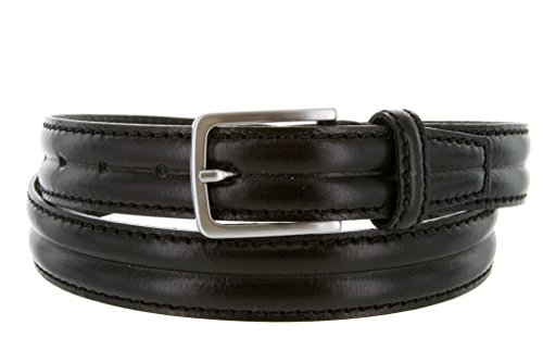 Genuine Leather Casual Dress Belt Made in Italy 1-1/8