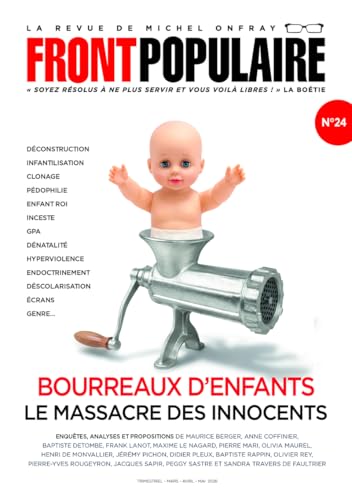 FRONT POPULAIRE N°24 - La revue de Michel Onfray -