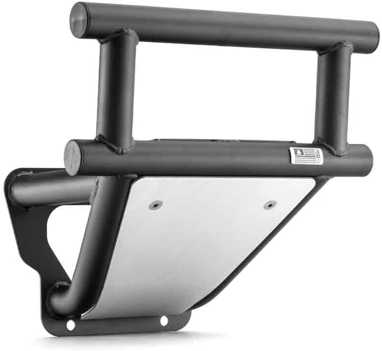 SuperATV Assault Industries Interceptor Front Bumper Compatible With Kawasaki Teryx KRX 1000: 2020+, Protects Entire Front End, Black Powder Coat, See Fitment, USA Made