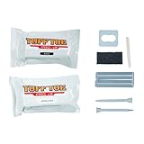 Pro Cleat Saver Adhesive, Softball & Baseball Cleat Cover Toe Protectors for Shoes & Cleats - Waterproof Protective Layer & Shoe Repair Kit for Baseball & Softball Cleats - Covers 2 Shoes, Black Color