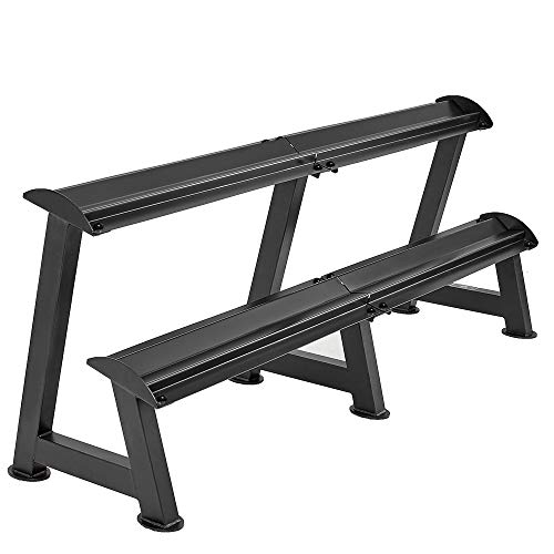 Papababe 2-Tier Dumbbell Rack Weight Storage Racks Weight Rack For Home Gym (1200 Lb Capacity) #TOP10