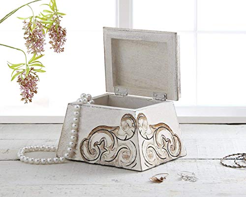 Storeindya SI-US-GSBWN0005-N Store Indya Handmade Antique Wooden Jewelry Organizer Box thumb #4