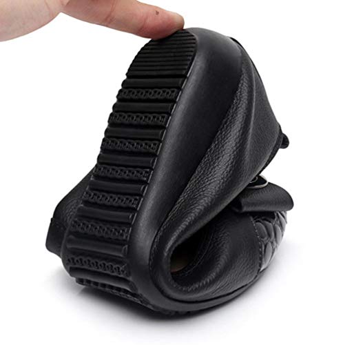 Comfort Slip On Shoes for Women Genuine Leather Ballet Flats Low Heeled Wedges Dress Shoes - Image 4
