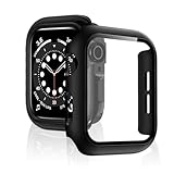 ✅ Coque pour Apple Watch de 44 mm : notre coque de protection noire pour Apple Watch de 44 mm est compatible avec l'Apple Watch Series 6, 5, 4 et l'Apple Watch SE 44 mm (2022 et 2023). Vous recevrez 2 protections d'écran noires de 44 mm pour Apple Watch.