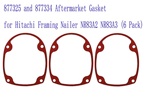 Miniatura 2 de 877325 y 877334 Junta de posventa para clavadora Hitachi Framing NR83A2 NR83A3 (paquete de 6)