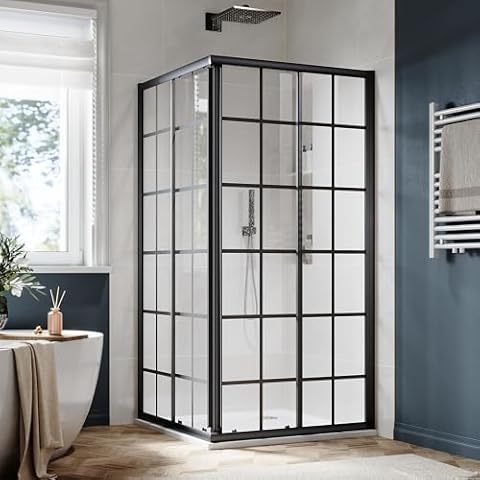 SUNNY SHOWER Double Sliding Shower Door Cover