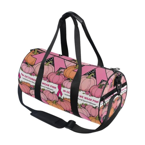 Bolsa deportiva redonda y ligera ideal para tus rutinas de gimnasio y escapadas de fin de semana