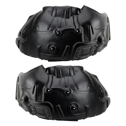 Image of TRQ Front Inner Fender Liner Set Compatible with 2013-2018 Ram 1500 2019 1500 Classic CH1248188 CH1249152