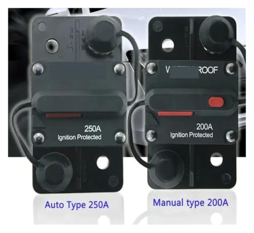 Disyuntor de 40A auto reiniciable 12V 24V con protección impermeable 2