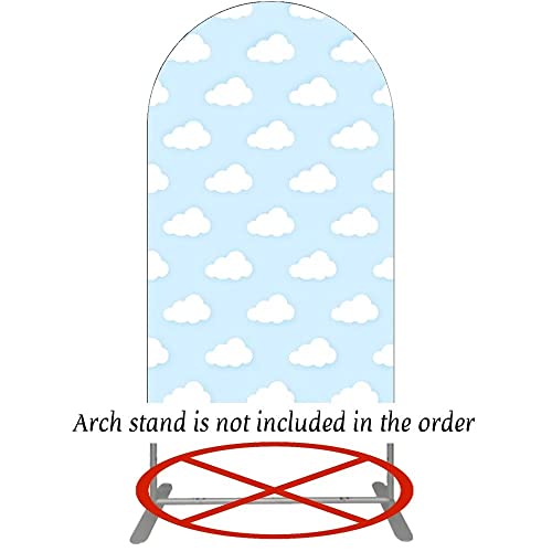 Fondo Arco Cielo Nubes Azul 6x2.6ft FiVan miniatura 4