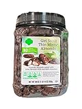 Girl Scout Thin Mints Crunchy Almonds Coated, 100% real Dark Chocolate, 1.87 lb
