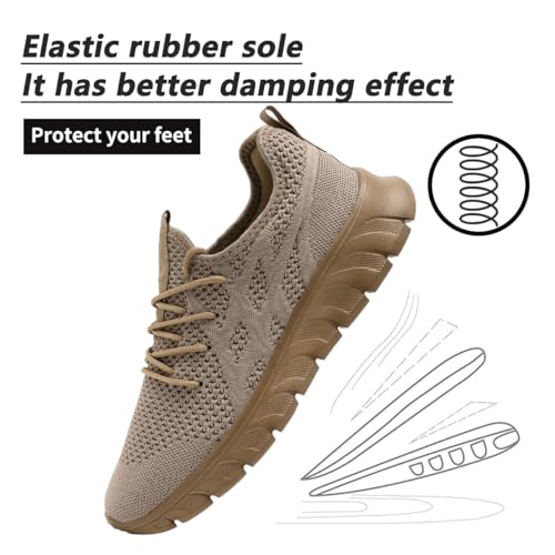 Image of DLWKIPV Men's Shoes Running Road Walking Sneakers Sports Athletic Workout Gym Shoes Casual Comfortable Breathable Fashion