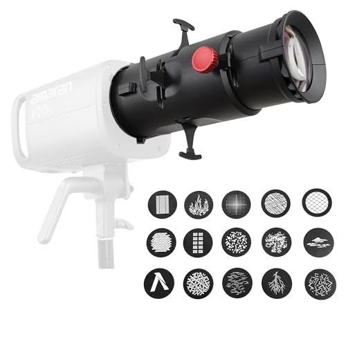Aputure Amaran Spotlight SE eYfBt@CA nƖ 15 M-Sized Gobol Amaran 150c/300c/200X ȂǂɓKp (Spotlight SE 19°Lens Kit)