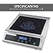 Waring Commercial Heavy-Duty Commercial Induction Range, 120V, 1800W